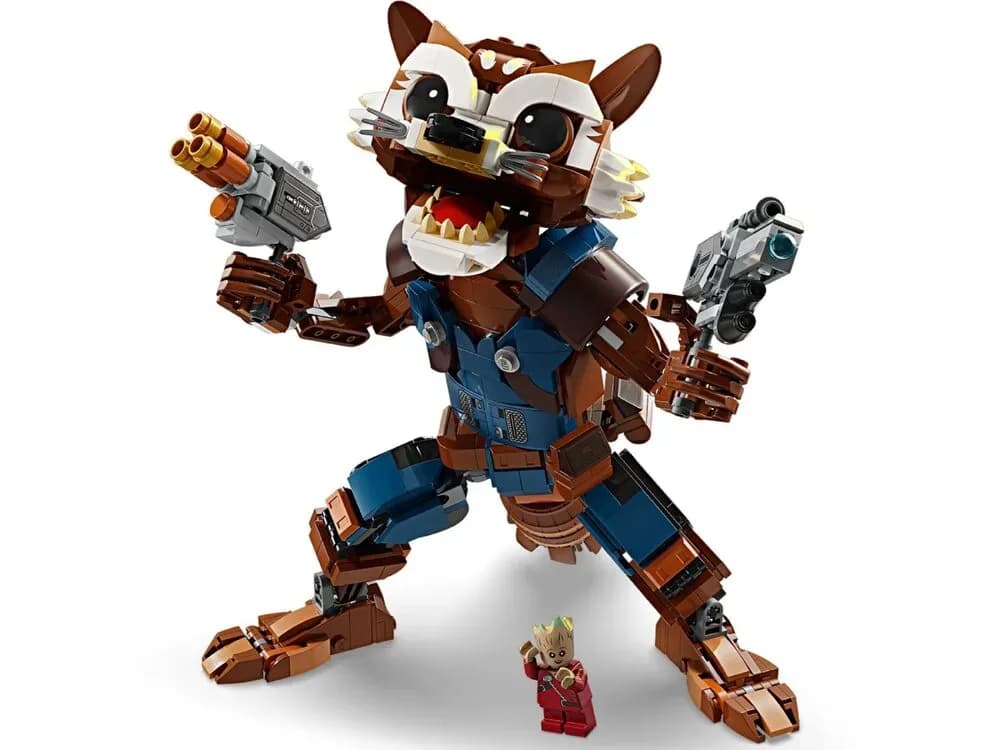 Конструктор Lego Marvel Ракета й малюк Ґрут 566дет 76282 фото 3 Конструктор Lego Marvel Ракета й малюк Ґрут 566дет 76282 фото 3