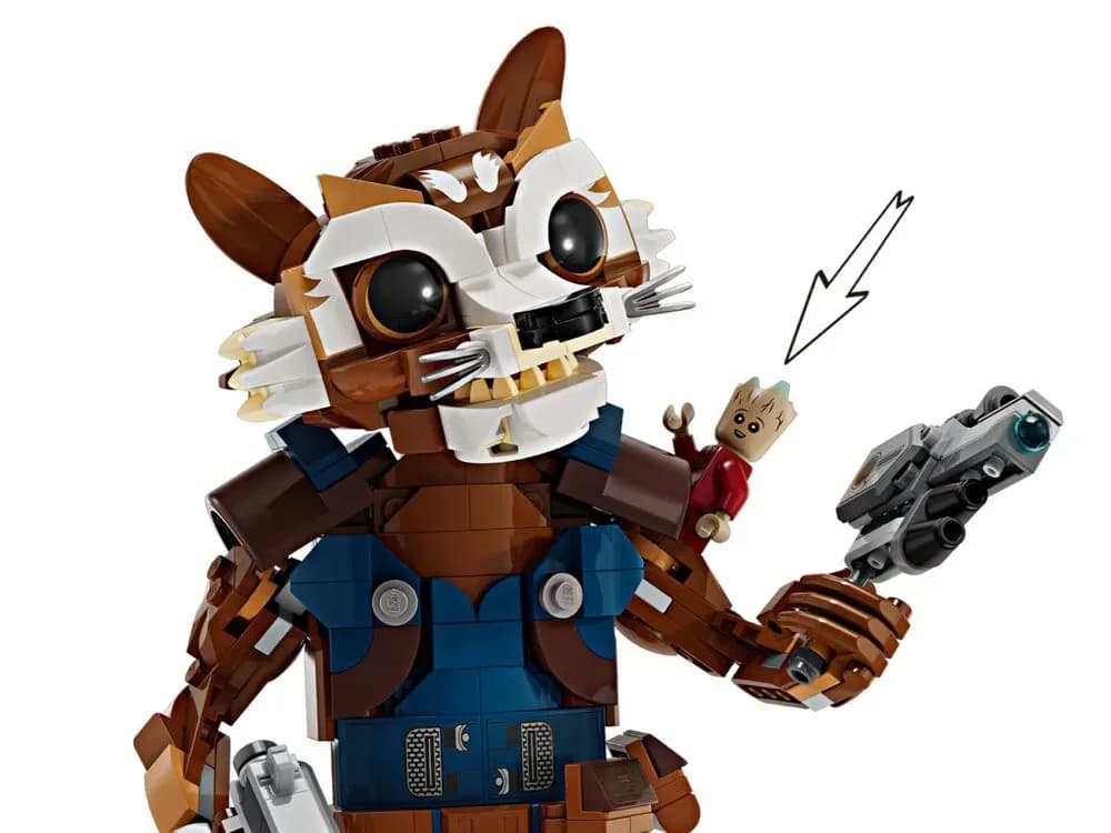Конструктор Lego Marvel Ракета й малюк Ґрут 566дет 76282 фото 6 Конструктор Lego Marvel Ракета й малюк Ґрут 566дет 76282 фото 6
