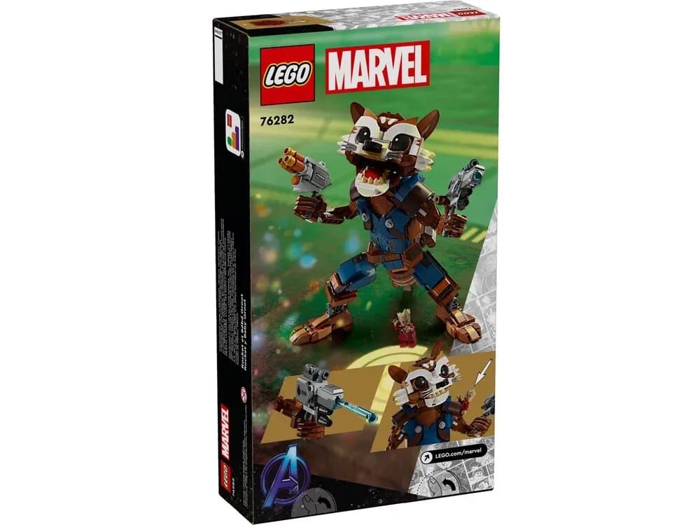 Конструктор Lego Marvel Ракета й малюк Ґрут 566дет 76282 фото 9 Конструктор Lego Marvel Ракета й малюк Ґрут 566дет 76282 фото 9
