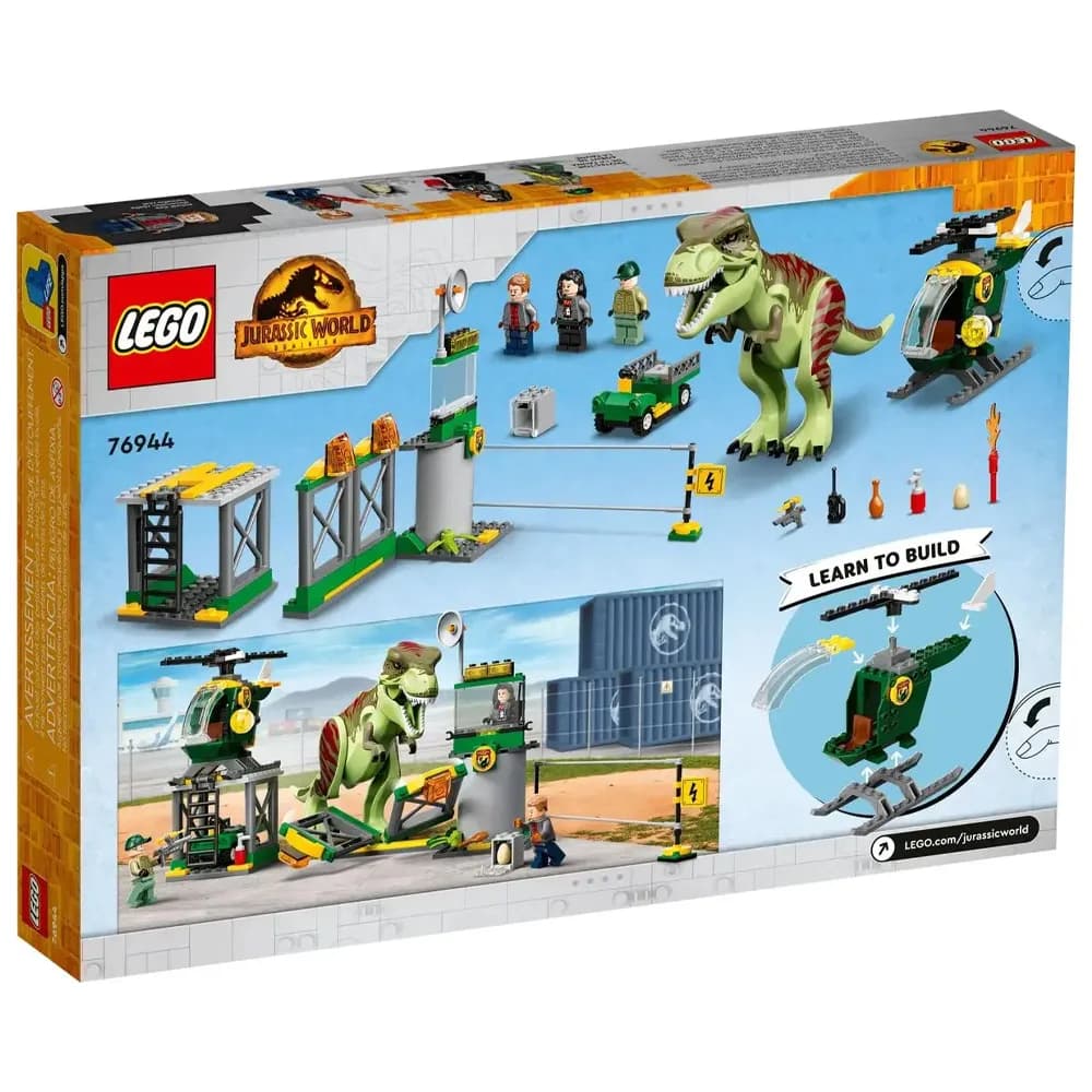 Конструктор Lego Jurassic World Побег тираннозавра 140дет 76944 фото 9 Конструктор Lego Jurassic World Побег тираннозавра 140дет 76944 фото 9