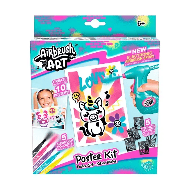 Набор для творчества Canal Toys DIY Airbrush Art с постерами AIR015