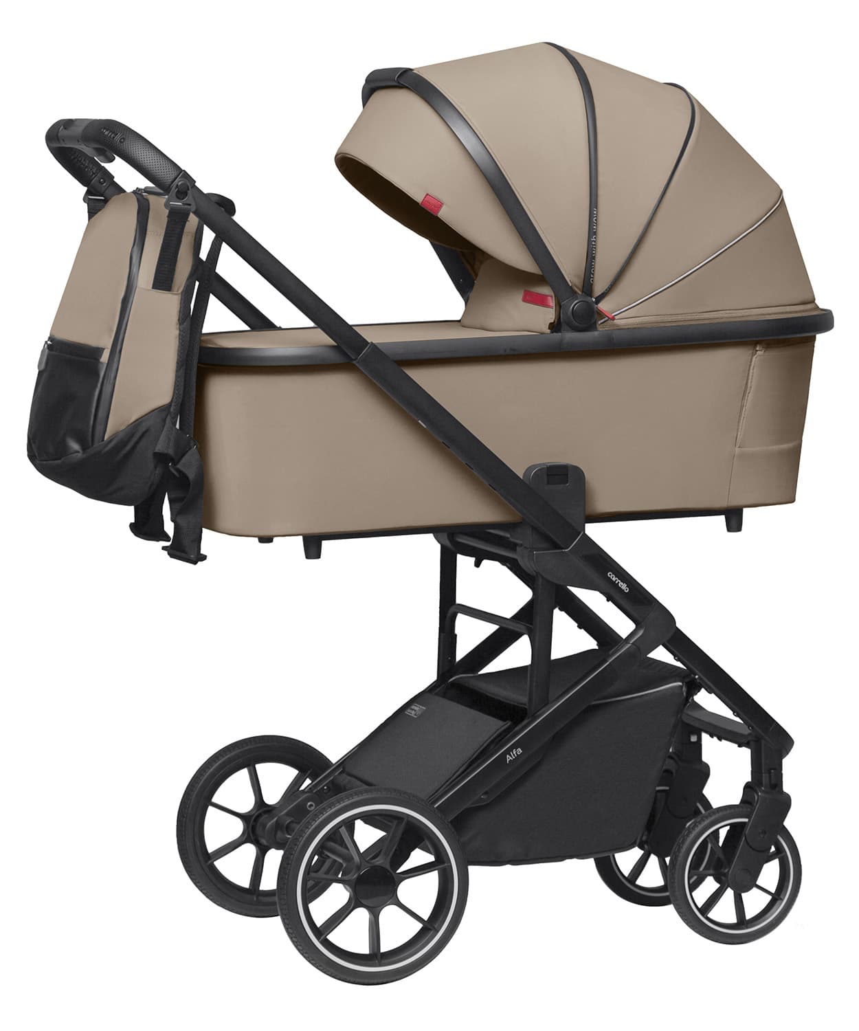 Коляска универсальная 3в1 CARRELLO Alfa+ CRL-6508 Evening Beige