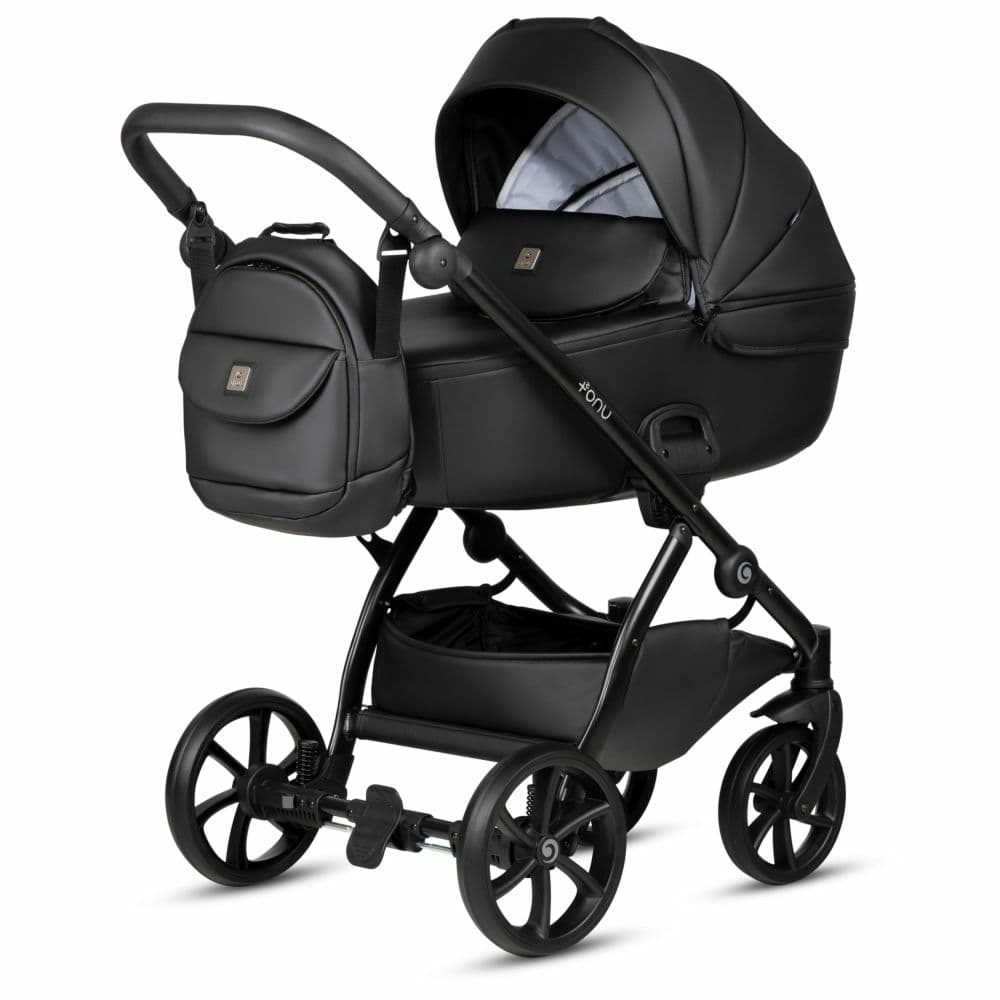Коляска универсальная 2в1 Tutis Uno5+ Leather collection 1402699 Jet Black