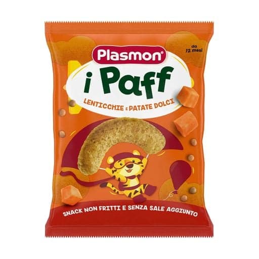 Снеки Plasmon з сочевицею та солодкою картоплею 15г 1136174 Снеки Plasmon з сочевицею та солодкою картоплею 15г 1136174