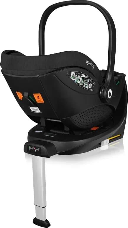 Автокрісло Lionelo Moxie i-Size Set Black Carbon LO-MOXIE I-SIZE SET BLACK фото 2 Автокрісло Lionelo Moxie i-Size Set Black Carbon LO-MOXIE I-SIZE SET BLACK фото 2
