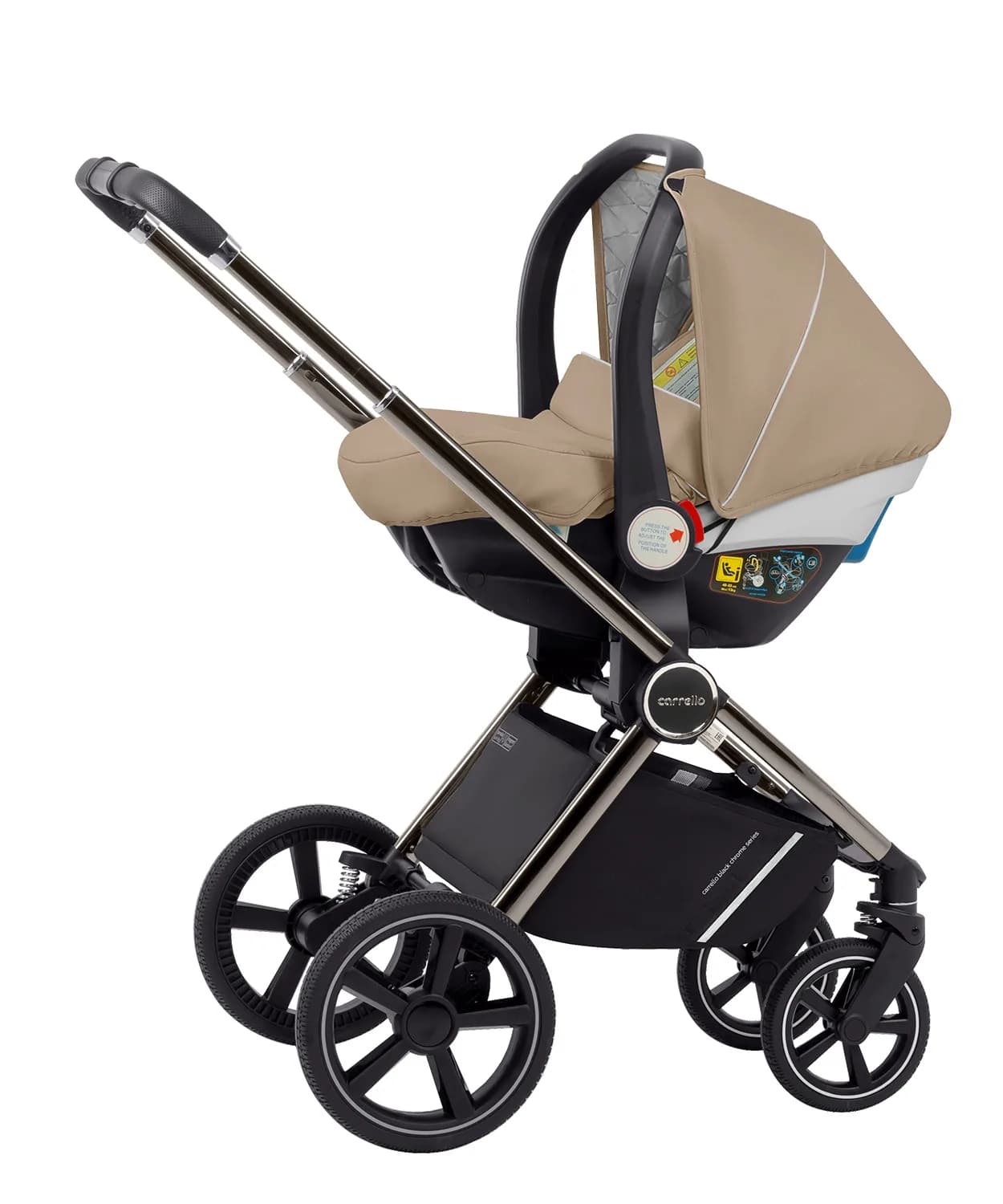 Коляска універсальна 3в1 Carrello Ultimo CRL-6512 Sable Black фото 6 Коляска універсальна 3в1 Carrello Ultimo CRL-6512 Sable Black фото 6
