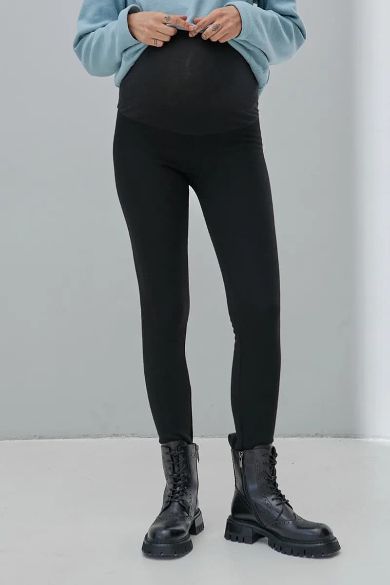 Лосини XS-XXL Юла мама ZOE SP-43.011 -чорний фото 2 Лосини XS-XXL Юла мама ZOE SP-43.011 -чорний фото 2