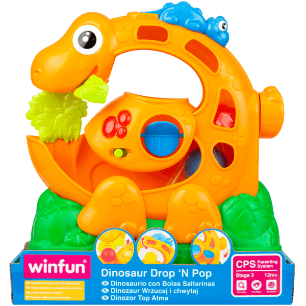 Іграшка інтерактивна WinFun Динозавр з кульками 0629-NL Іграшка інтерактивна WinFun Динозавр з кульками 0629-NL