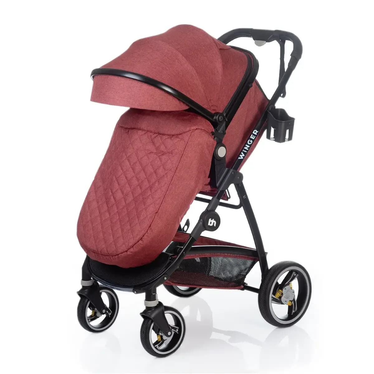 Коляска-трансформер BABYHIT Winger Red 73644 фото 4 Коляска-трансформер BABYHIT Winger Red 73644 фото 4