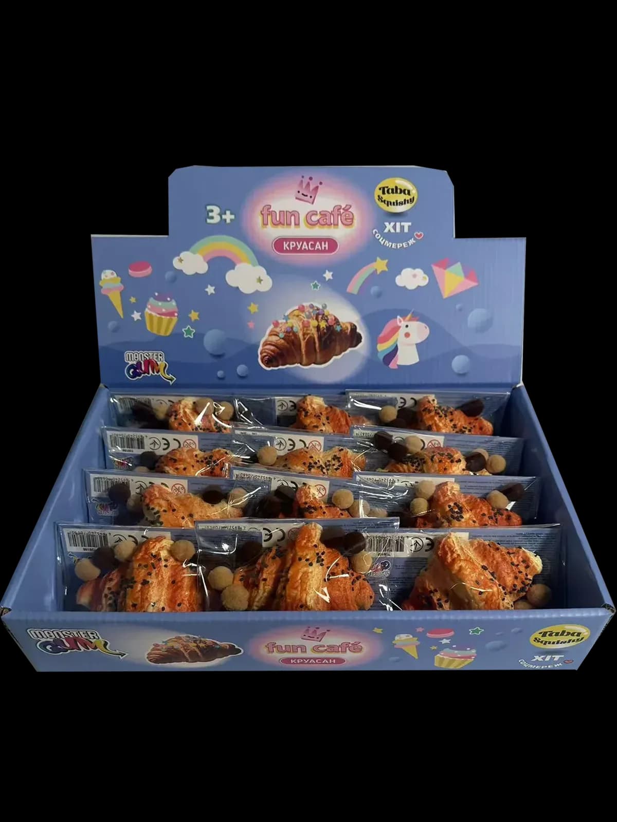 Игрушка-антистрес Monster Gum Крутой замес Круассан T26188 фото 5 Игрушка-антистрес Monster Gum Крутой замес Круассан T26188 фото 5