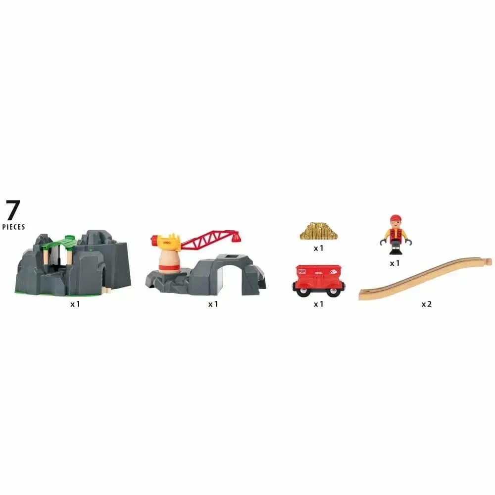 Игровой набор для железной дороги Brio Тоннель с подъемным краном 33889 фото 9