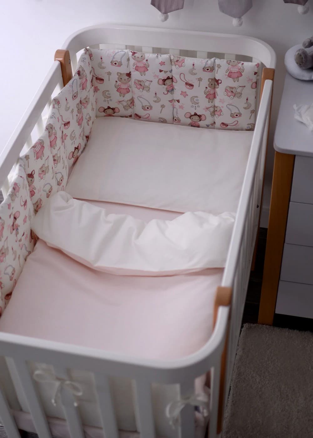 Постільний комплект Верес Мишки та котики 6од 219.20 Постільний комплект Верес Мишки та котики 6од 219.20