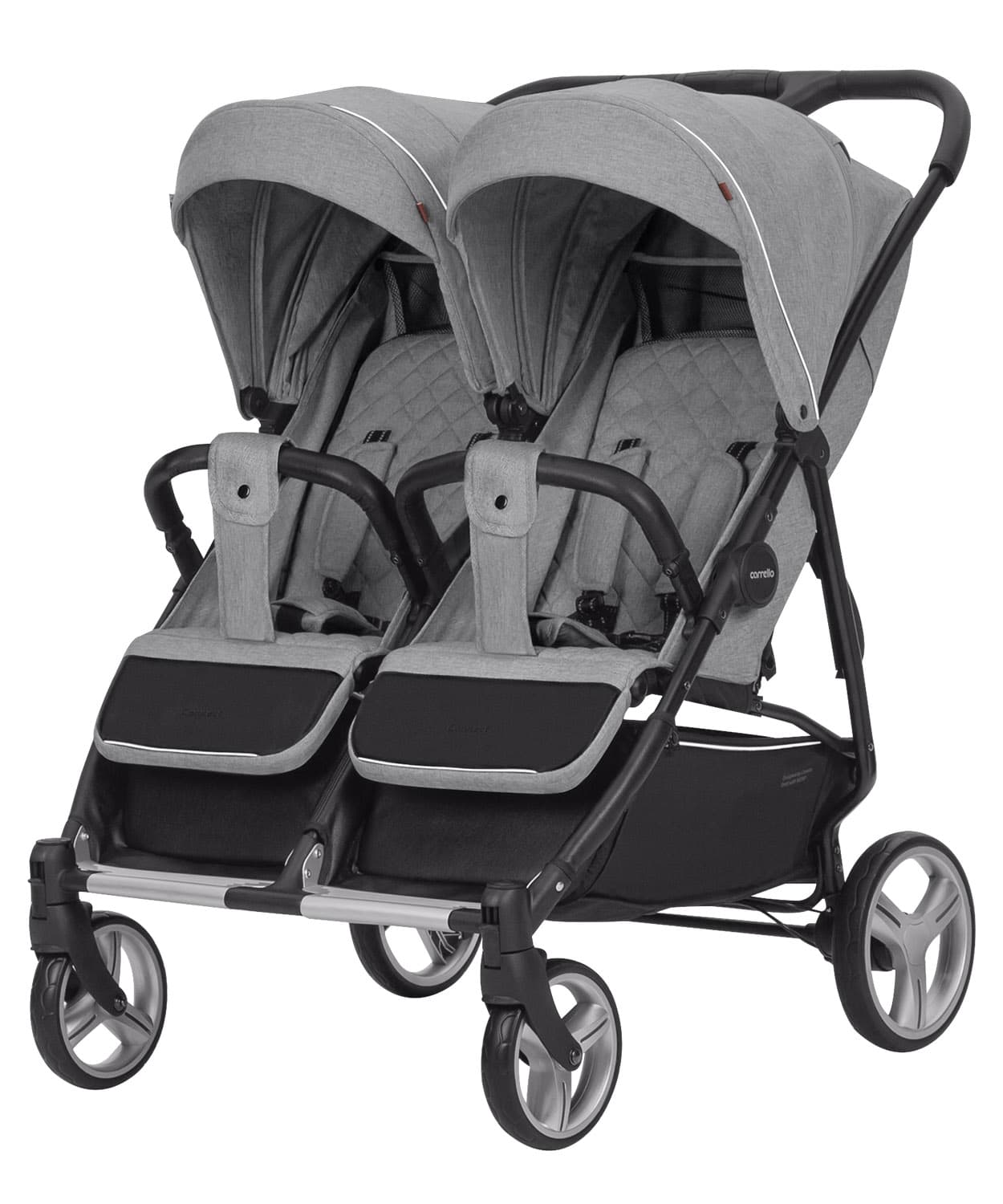 Коляска прогулянкова для двійні Carrello Connect CRL-5502 Ink Gray Коляска прогулянкова для двійні Carrello Connect CRL-5502 Ink Gray