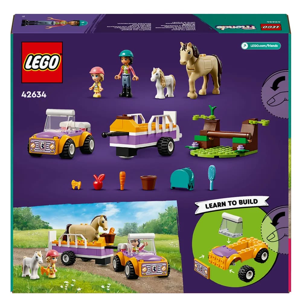 Конструктор Lego Friends Прицеп для лошади и пони 105дет 42634 фото 9 Конструктор Lego Friends Прицеп для лошади и пони 105дет 42634 фото 9