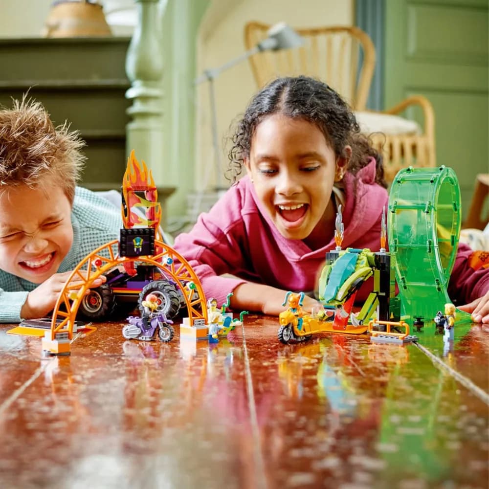 Конструктор LEGO City Stuntz Двойная петля каскадерской арены 598дет 60339 фото 8