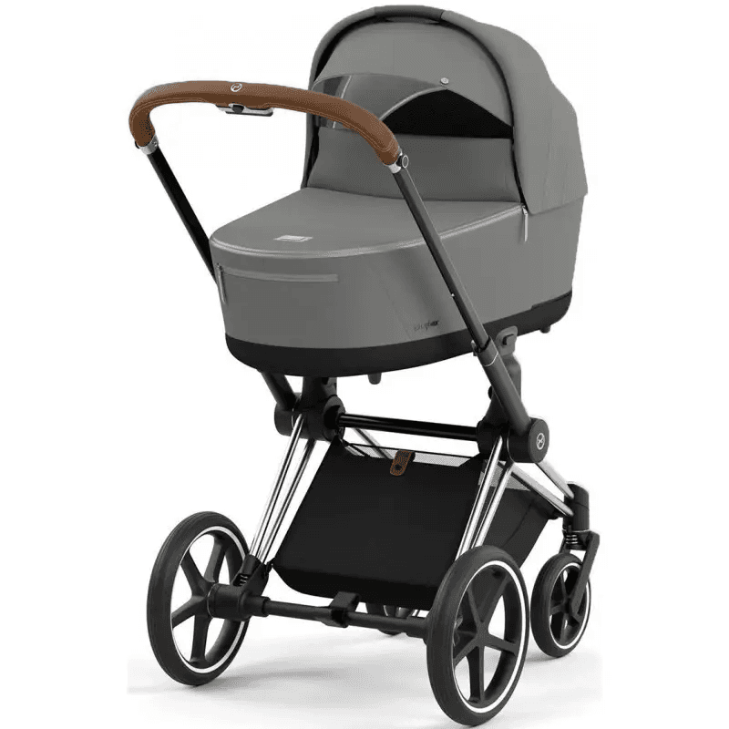 Коляска універсальна (люлька) Cybex Priam 4.0 Mirage Grey/Chrome Brown 523000809/3-1 Коляска універсальна (люлька) Cybex Priam 4.0 Mirage Grey/Chrome Brown 523000809/3-1