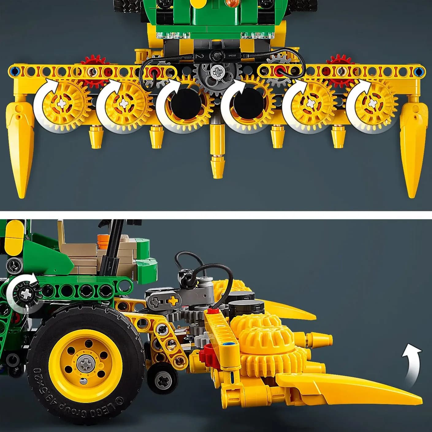 Конструктор Lego Technic Кормозбиральний комбайн John Deere 9700 559дет 42168 фото 5 Конструктор Lego Technic Кормозбиральний комбайн John Deere 9700 559дет 42168 фото 5