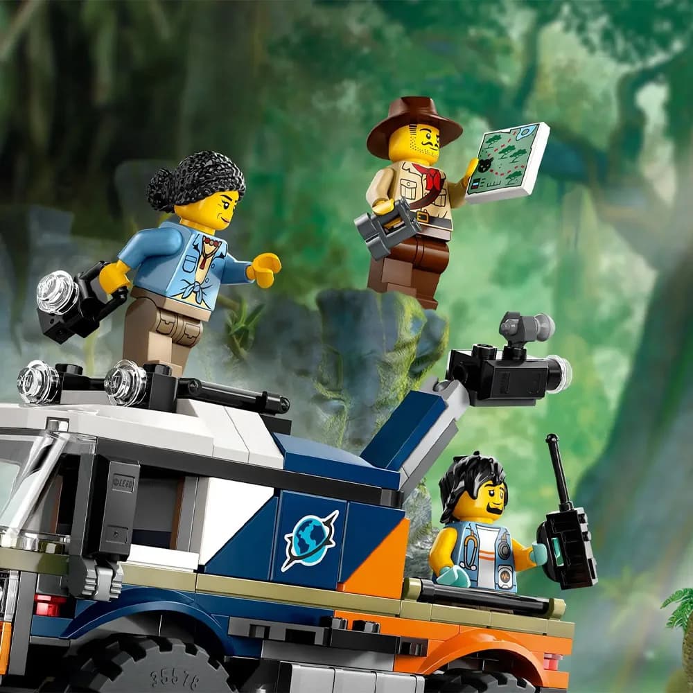 Конструктор Lego City Внедорожник для исследования джунглей 314дет 60426 фото 6