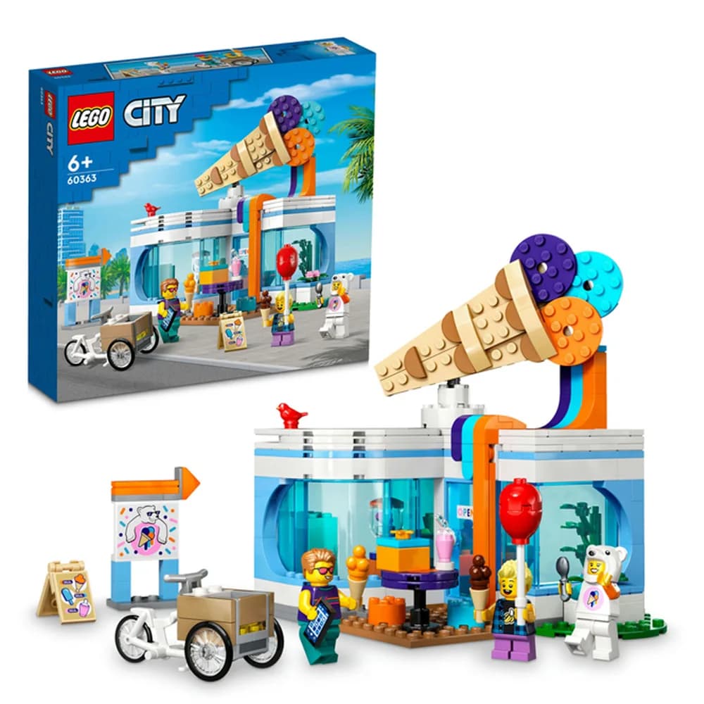 Конструктор LEGO City Магазин мороженого 296дет 60363 фото 2 Конструктор LEGO City Магазин мороженого 296дет 60363 фото 2