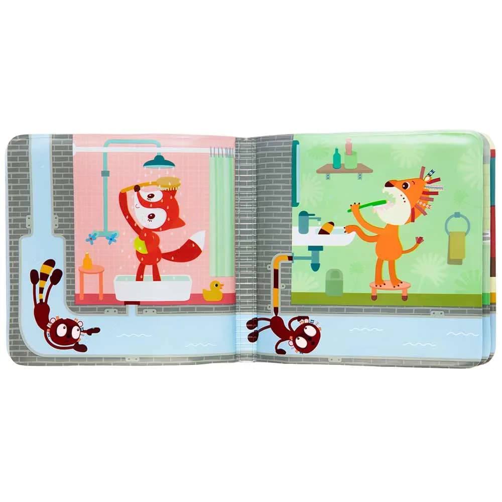 Книга для ванної Lilliputiens Лемур Джордж 83151 фото 3 Книга для ванної Lilliputiens Лемур Джордж 83151 фото 3