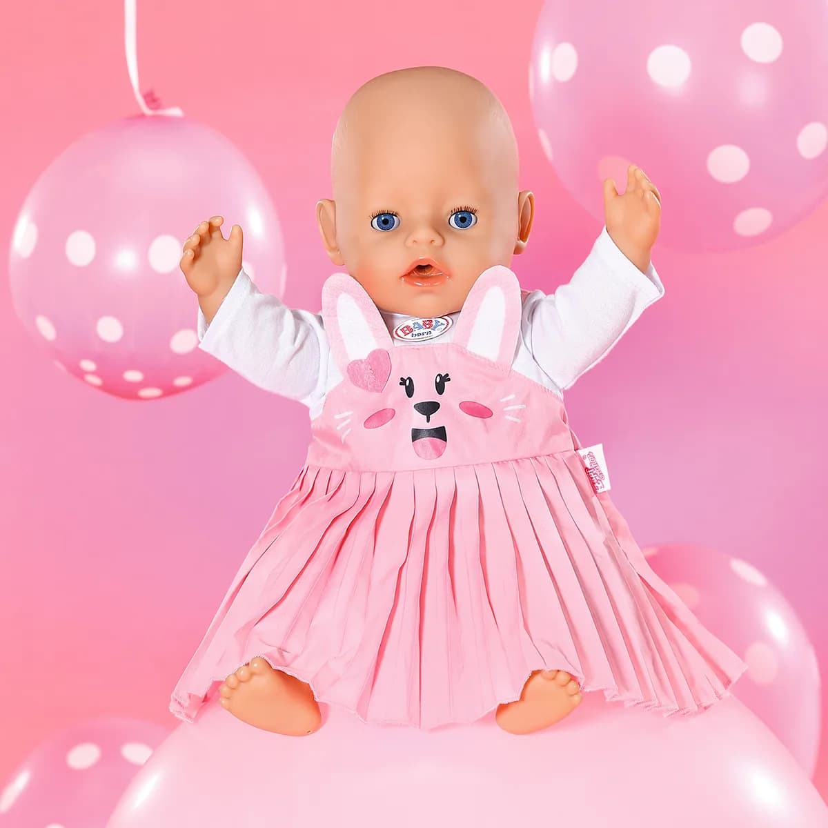 Одежда для куклы Baby Born Платье с зайкой 832868 фото 5 Одежда для куклы Baby Born Платье с зайкой 832868 фото 5