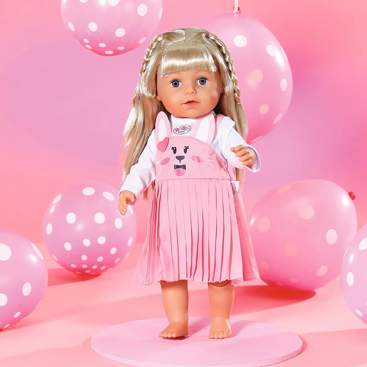 Одежда для куклы Baby Born Платье с зайкой 832868 фото 4 Одежда для куклы Baby Born Платье с зайкой 832868 фото 4