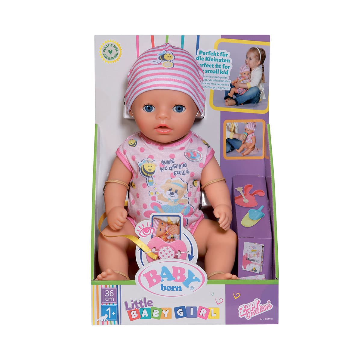 Пупс ZAPF Baby Born Прекрасная малышка 36см 834596 Пупс ZAPF Baby Born Прекрасная малышка 36см 834596
