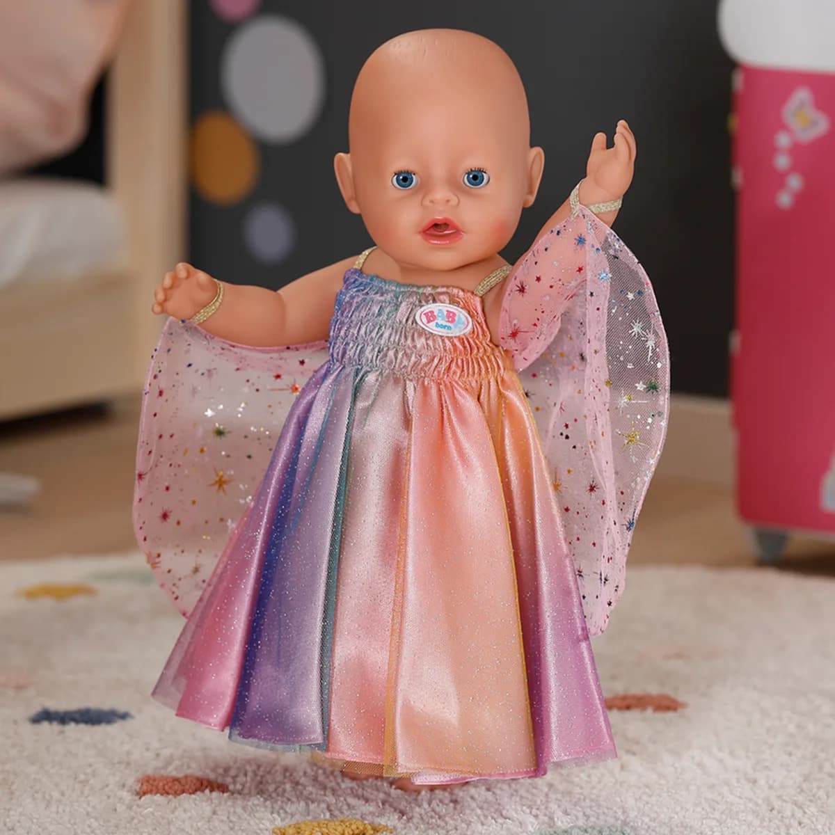 Одежда для куклы Baby Born Платье Радуга 836132 фото 4 Одежда для куклы Baby Born Платье Радуга 836132 фото 4