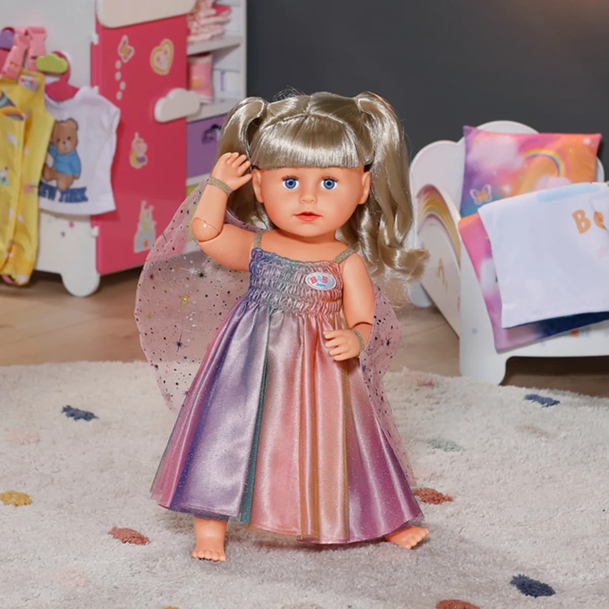 Одежда для куклы Baby Born Платье Радуга 836132 фото 3 Одежда для куклы Baby Born Платье Радуга 836132 фото 3