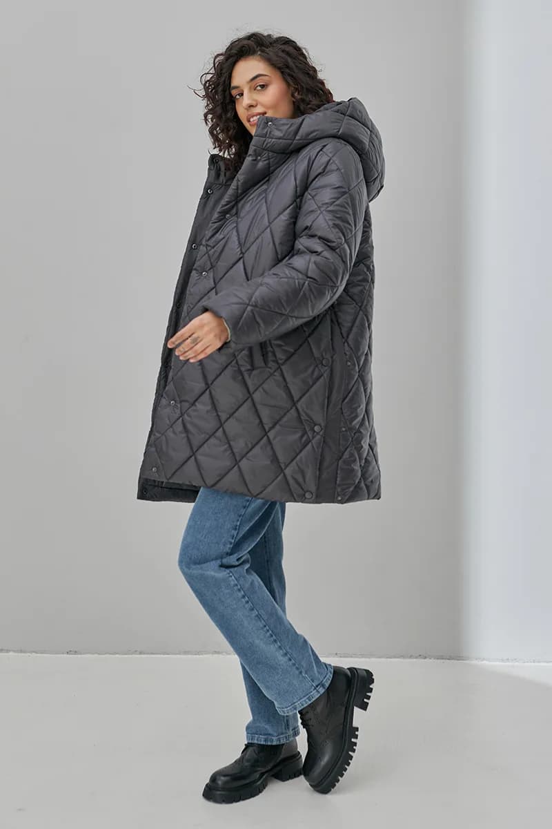 Куртка для вагітних S-XL Юла мама AKARI OW-43.021 -сірий фото 11 Куртка для вагітних S-XL Юла мама AKARI OW-43.021 -сірий фото 11