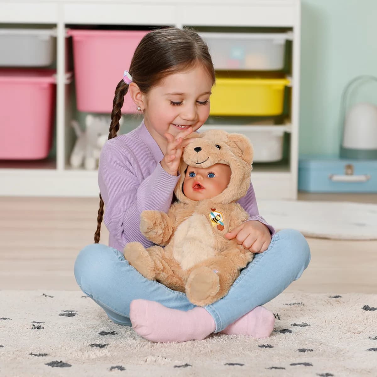 Кукла ZAPF Baby Born Эмма в костюме мишки 43см 837115 фото 8