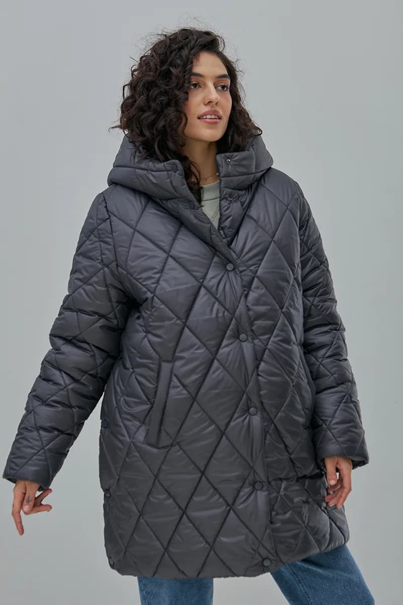 Куртка для вагітних S-XL Юла мама AKARI OW-43.021 -сірий фото 3 Куртка для вагітних S-XL Юла мама AKARI OW-43.021 -сірий фото 3
