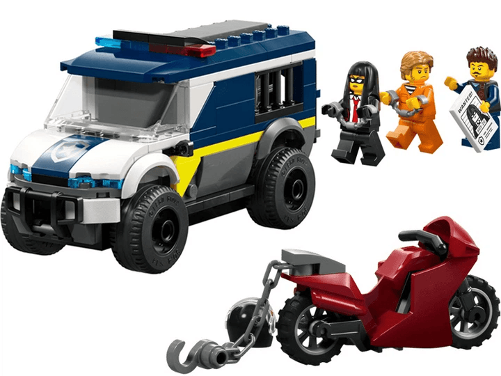 Конструктор Lego City Поліцейський фургон для перевезення в'язнів 198дет 60479