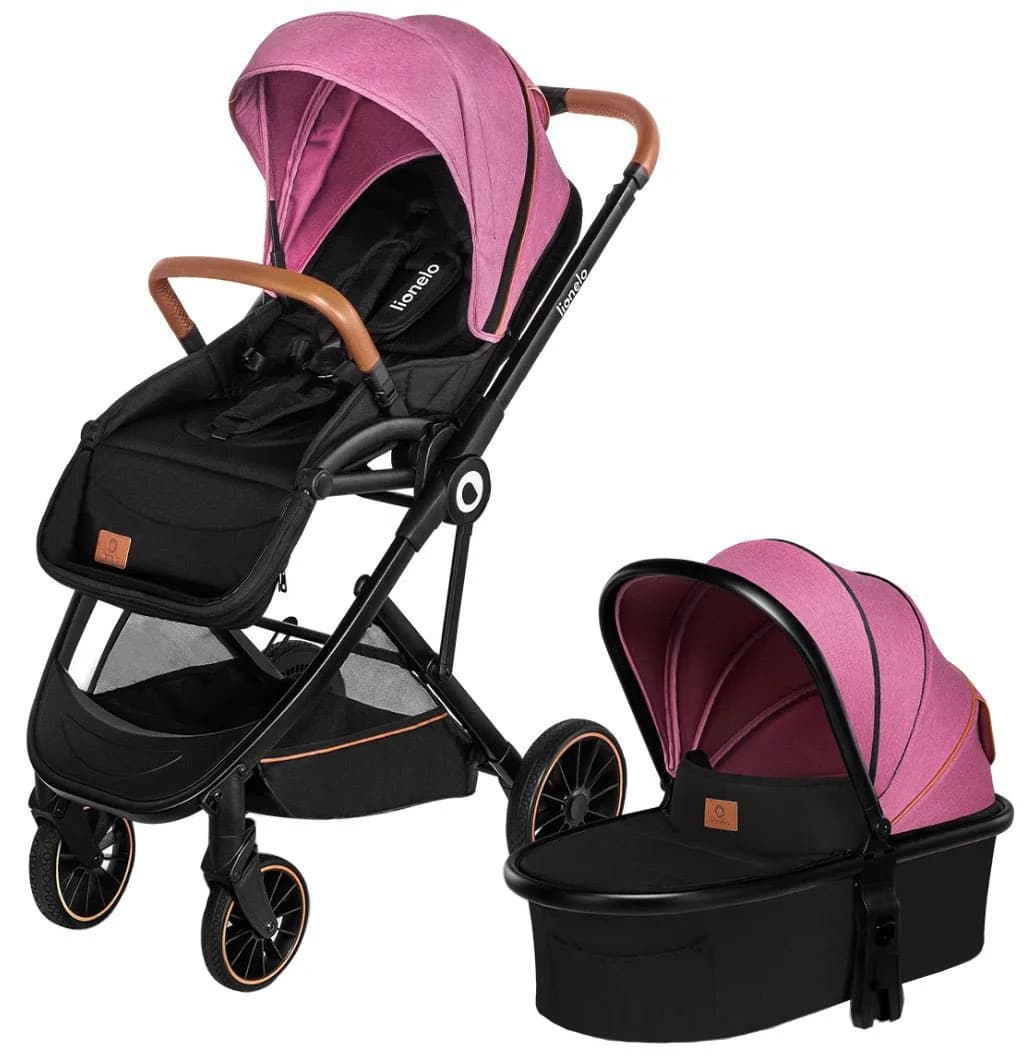 Коляска універсальна 2в1 Lionelo Riya Pink Violet LO-RIYA 2IN1 PINK VIOLET фото 2 Коляска універсальна 2в1 Lionelo Riya Pink Violet LO-RIYA 2IN1 PINK VIOLET фото 2