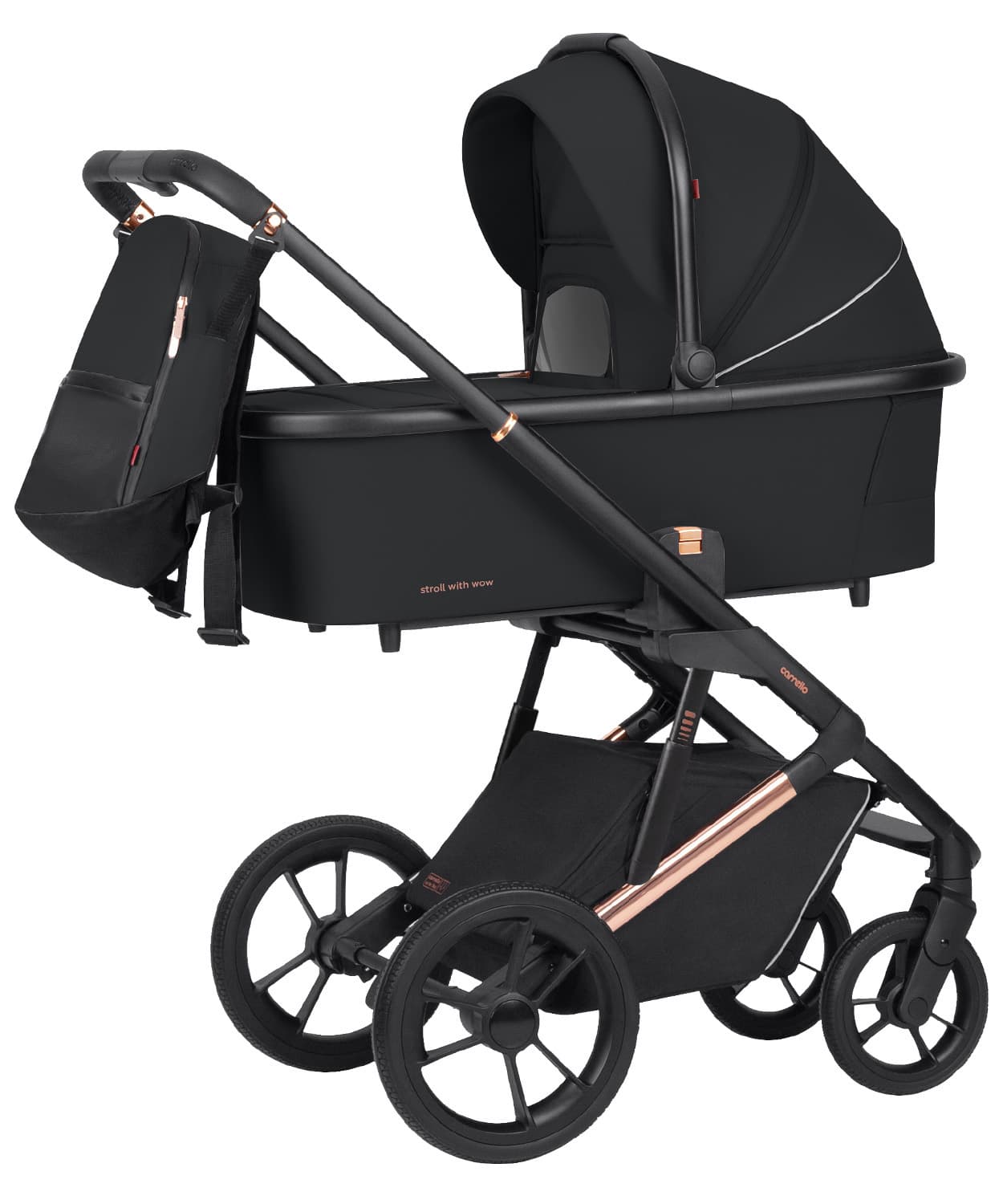 Коляска универсальная 2в1 Carrello Sigma CRL-6509 Obsidian Black 2024