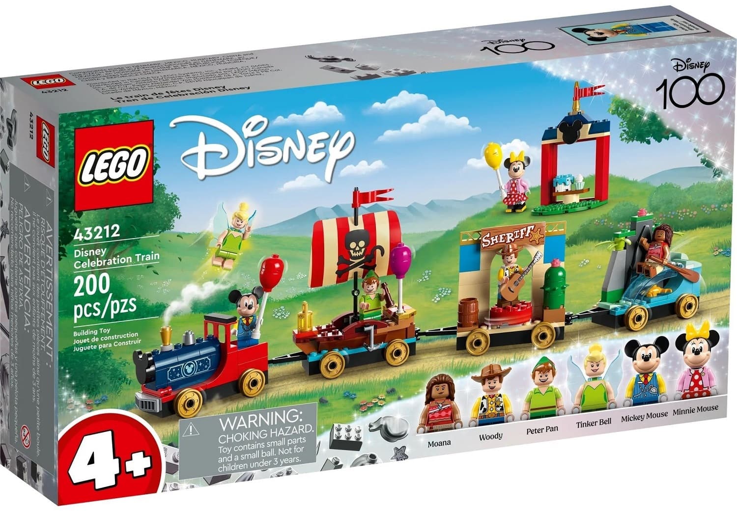Конструктор Lego Disney Праздничный поезд 200дет 43212 Конструктор Lego Disney Праздничный поезд 200дет 43212