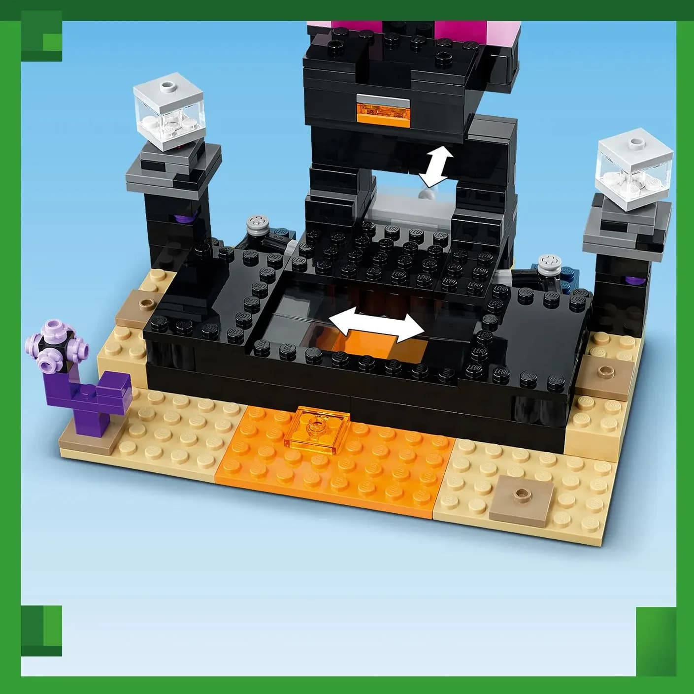 Конструктор Lego Minecraft Конечная арена 252дет 21242 фото 5 Конструктор Lego Minecraft Конечная арена 252дет 21242 фото 5