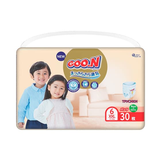 Підгузники-трусики Goo.N Premium Soft XXL 30шт 863230 Підгузники-трусики Goo.N Premium Soft XXL 30шт 863230