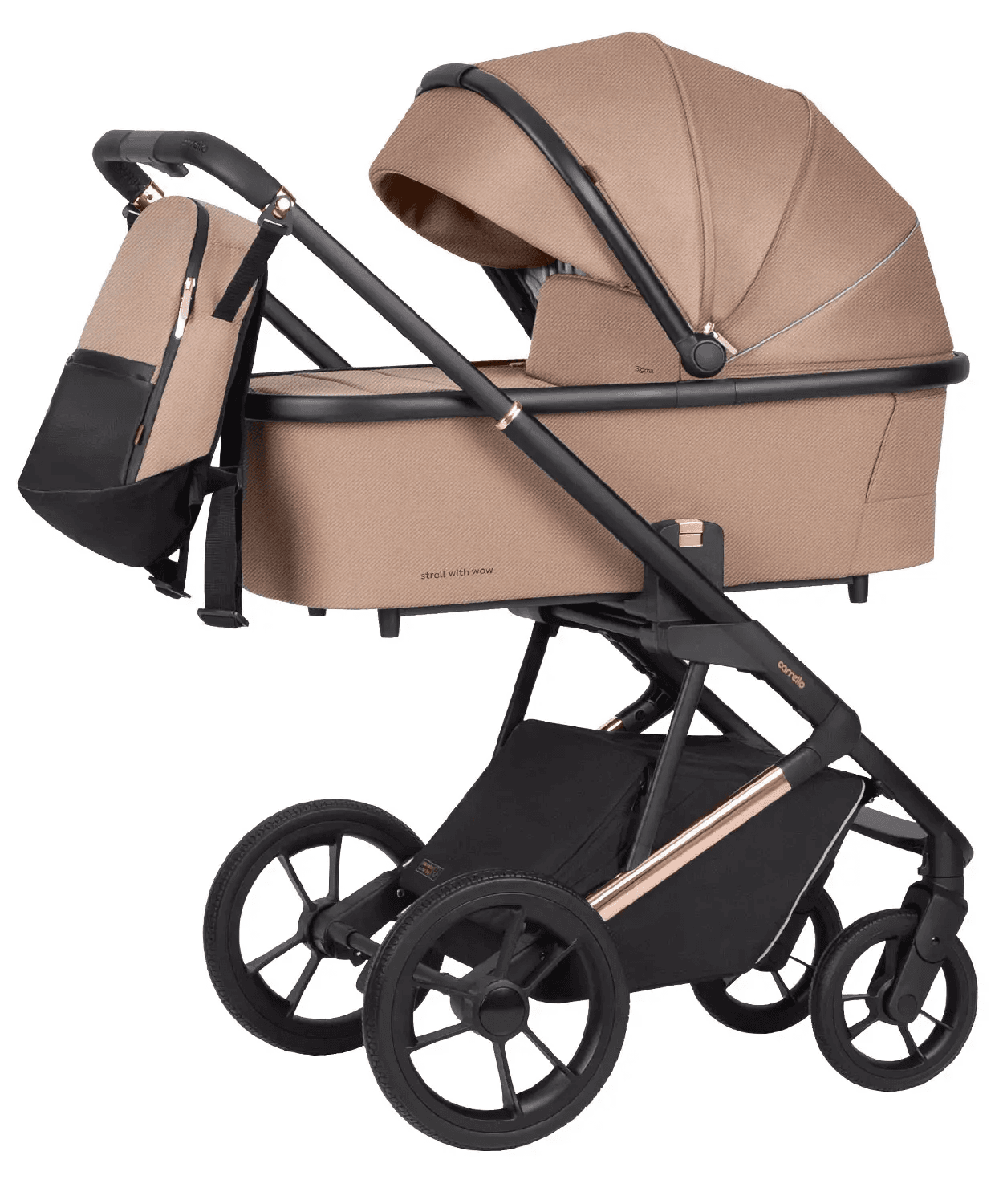 Коляска универсальная 2в1 Carrello Sigma CRL-6509 Cream Beige NF Коляска универсальная 2в1 Carrello Sigma CRL-6509 Cream Beige NF
