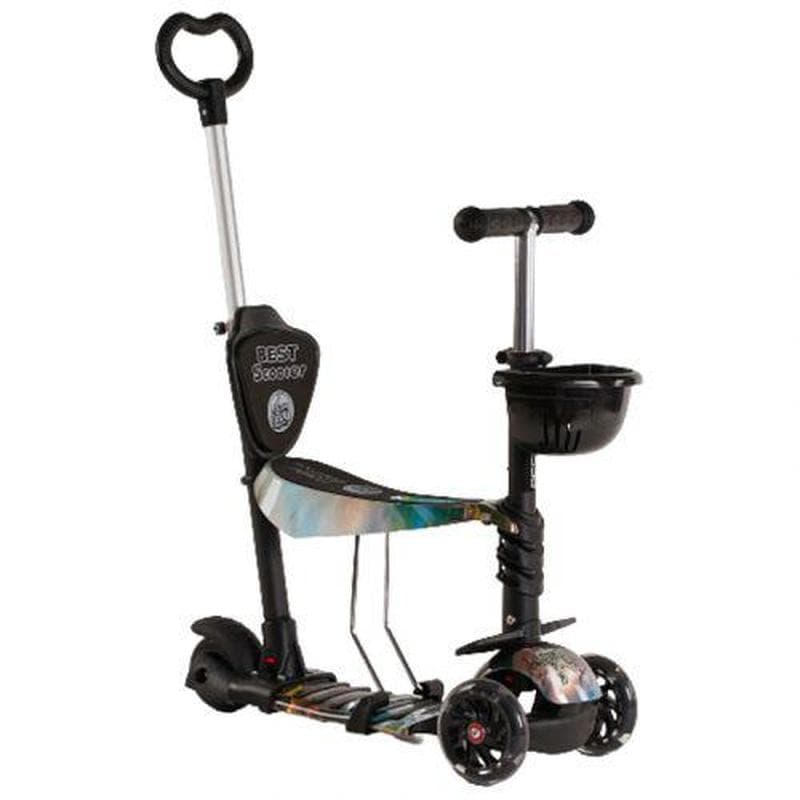 Самокат Best Scooter 3-х колісний з ручкою 5в1 30605 Самокат Best Scooter 3-х колісний з ручкою 5в1 30605