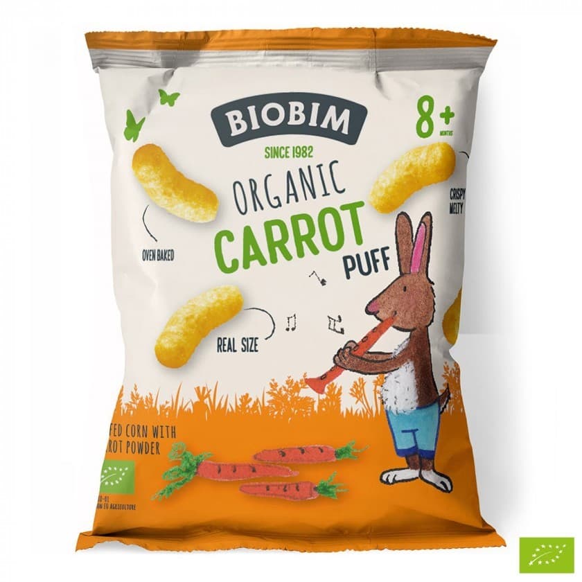 Снеки морковные 20г Biobim 1187122 Снеки морковные 20г Biobim 1187122