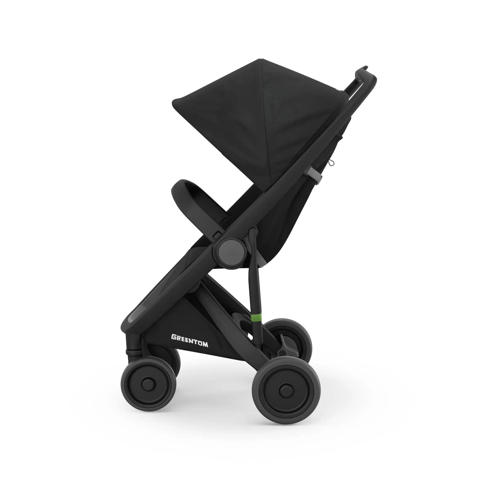 Коляска прогулочная Greentom Classic GCBВ-3 Black-Black фото 2 Коляска прогулочная Greentom Classic GCBВ-3 Black-Black фото 2