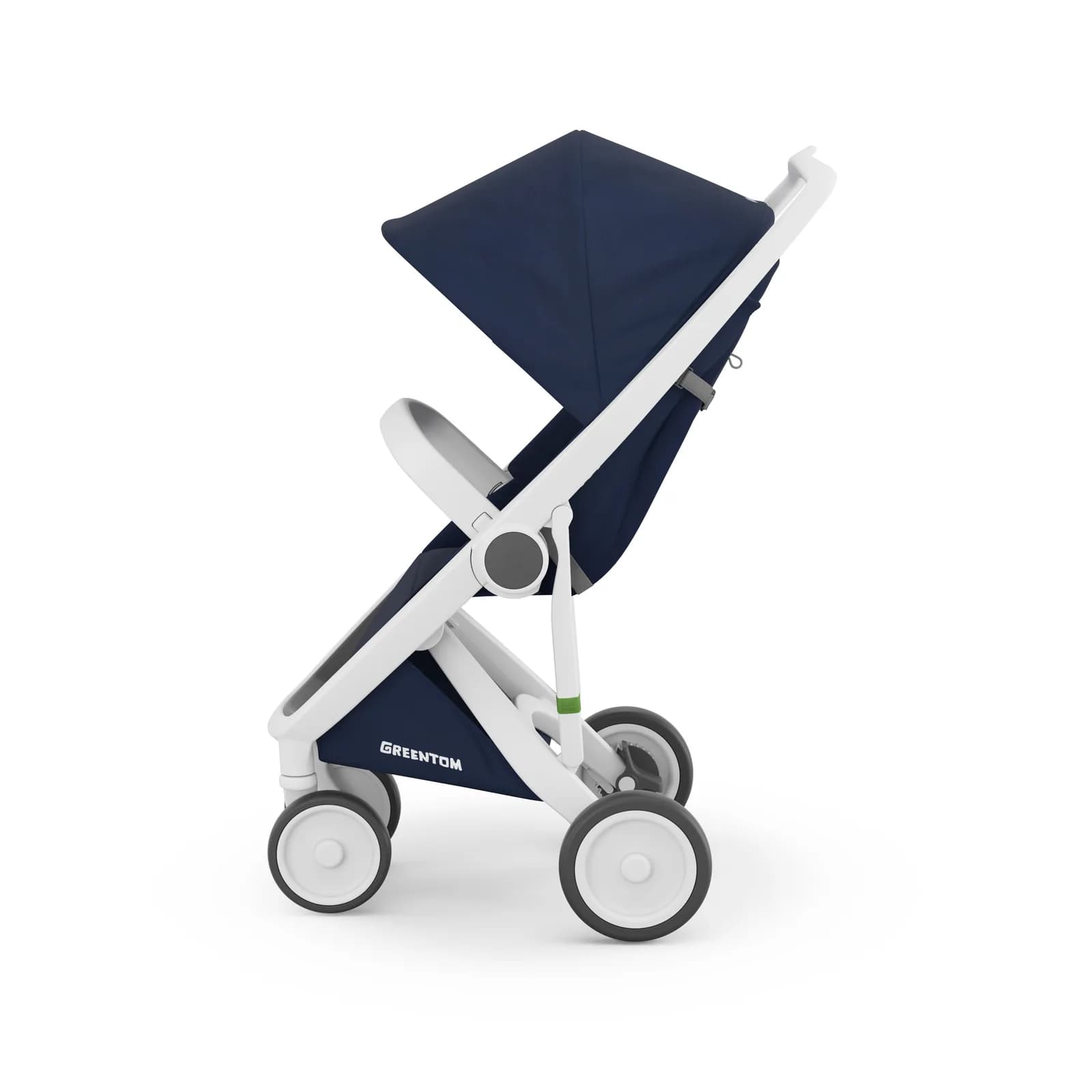 Коляска прогулочная Greentom Classic GCBW-2 Blue-White фото 3