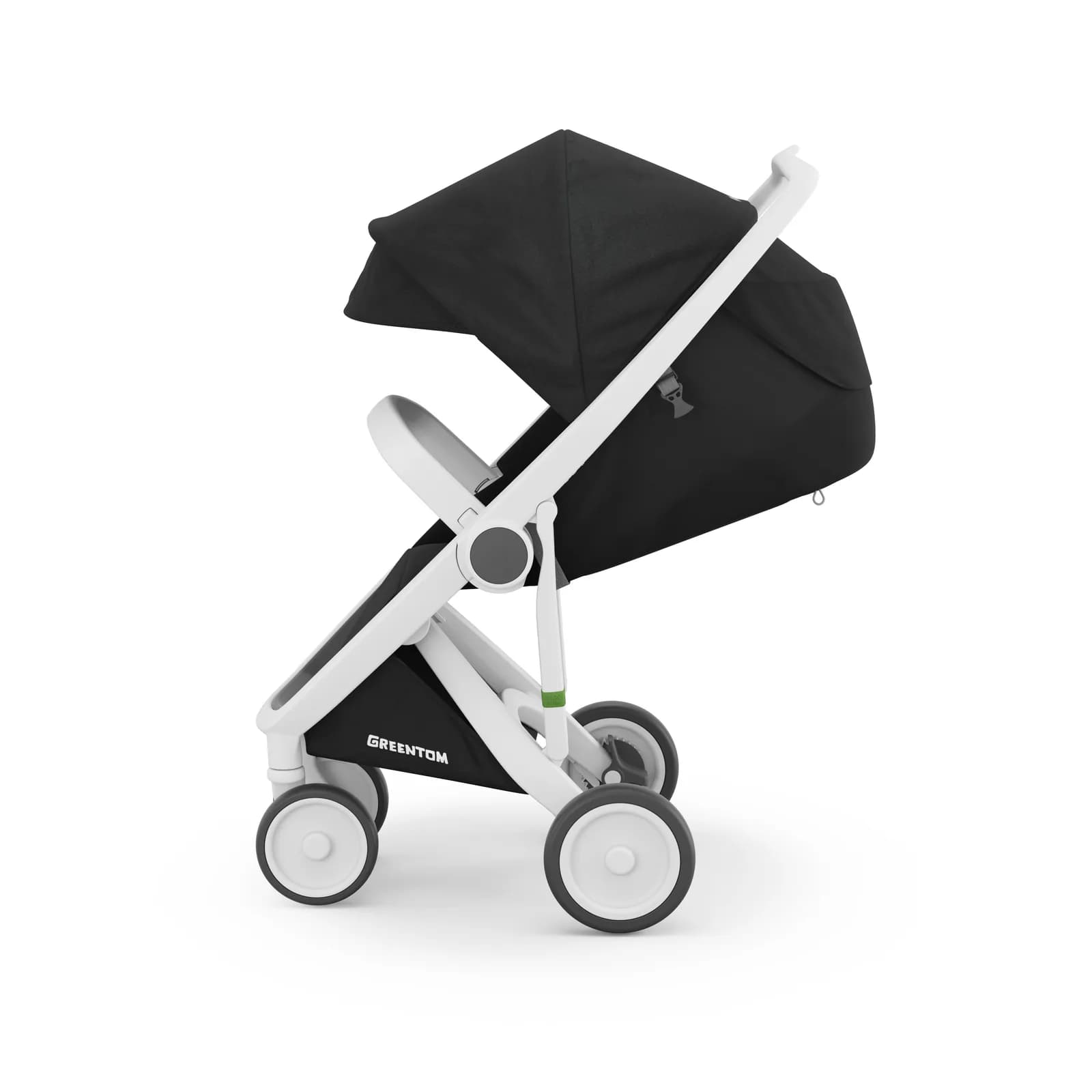 Коляска прогулочная Greentom Classic GCBW-3 Black-White фото 2 Коляска прогулочная Greentom Classic GCBW-3 Black-White фото 2