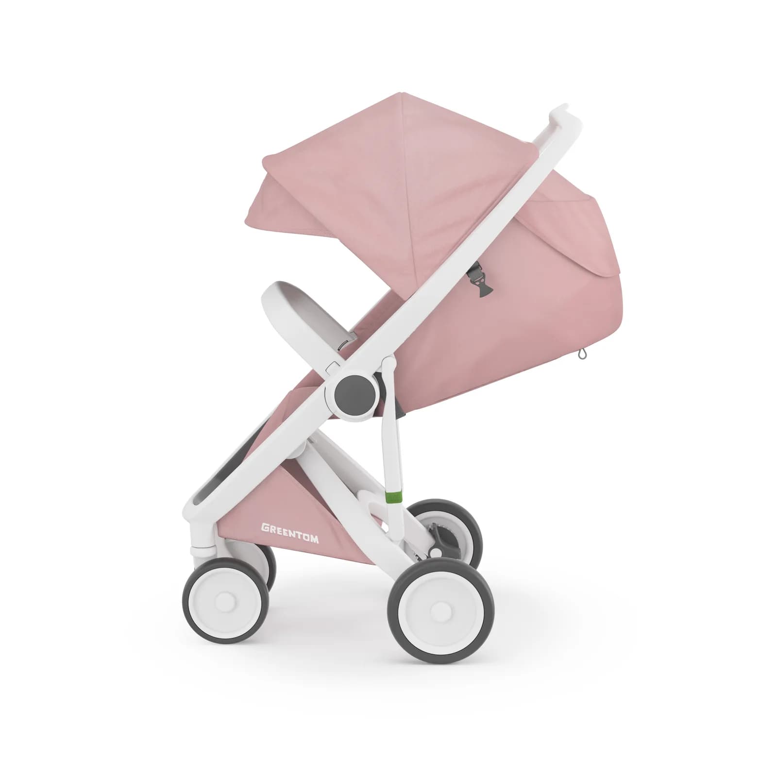 Коляска прогулочная Greentom Classic GCBW-1 Blossom-White фото 2
