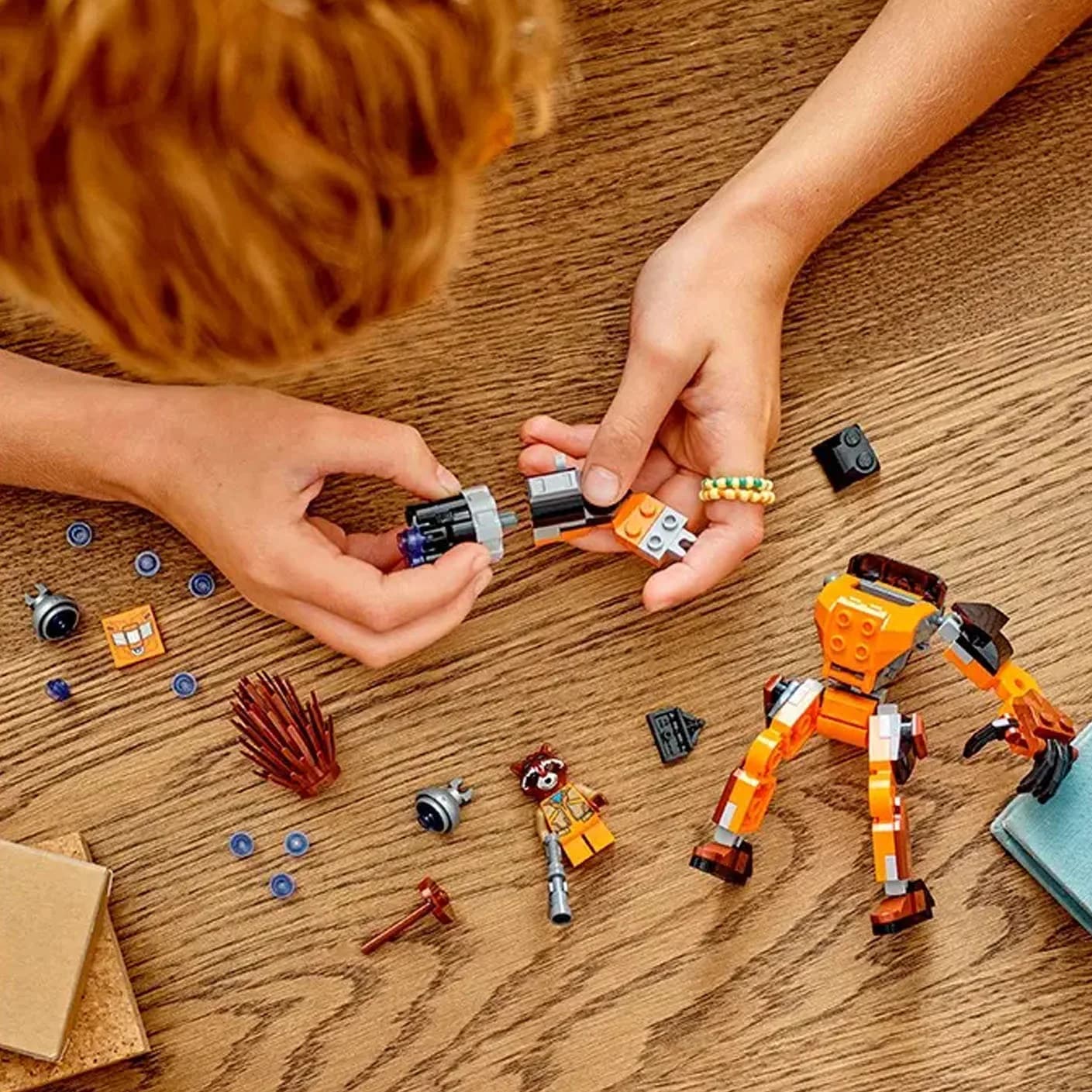 Конструктор Lego Super Heroes Робоброня Єнота Ракети 98дет 76243 фото 7 Конструктор Lego Super Heroes Робоброня Єнота Ракети 98дет 76243 фото 7
