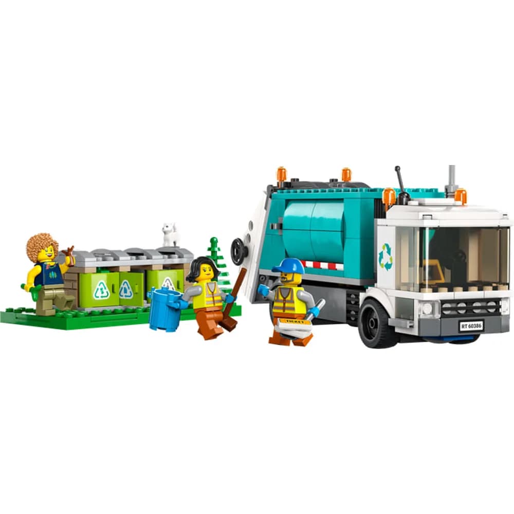 Конструктор LEGO City Сміттєпереробна вантажівка 261дет 60386 фото 3 Конструктор LEGO City Сміттєпереробна вантажівка 261дет 60386 фото 3