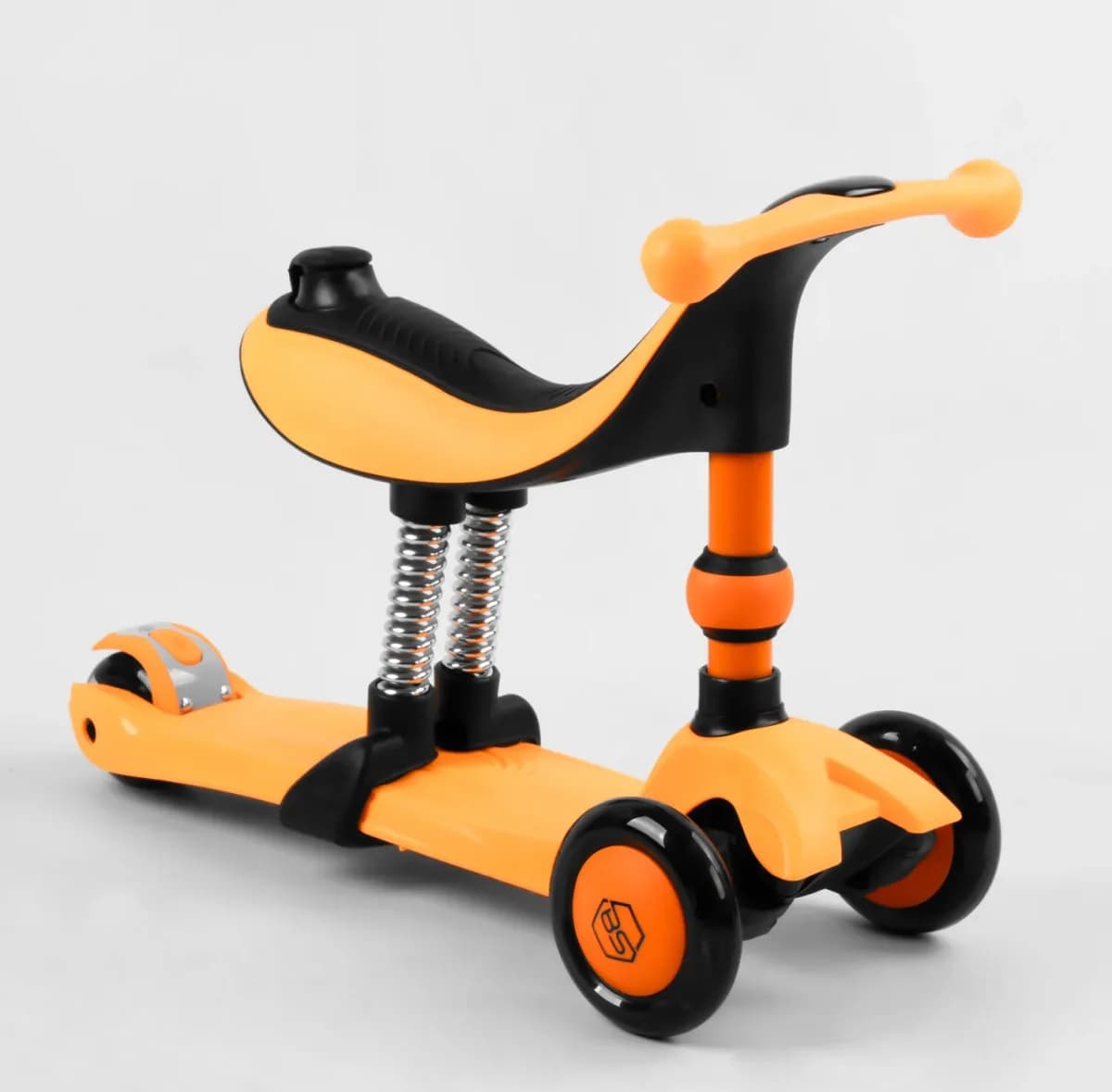 Самокат 3-х колесный Best Scooter с ручкой 3в1 BS-50584 фото 4 Самокат 3-х колесный Best Scooter с ручкой 3в1 BS-50584 фото 4