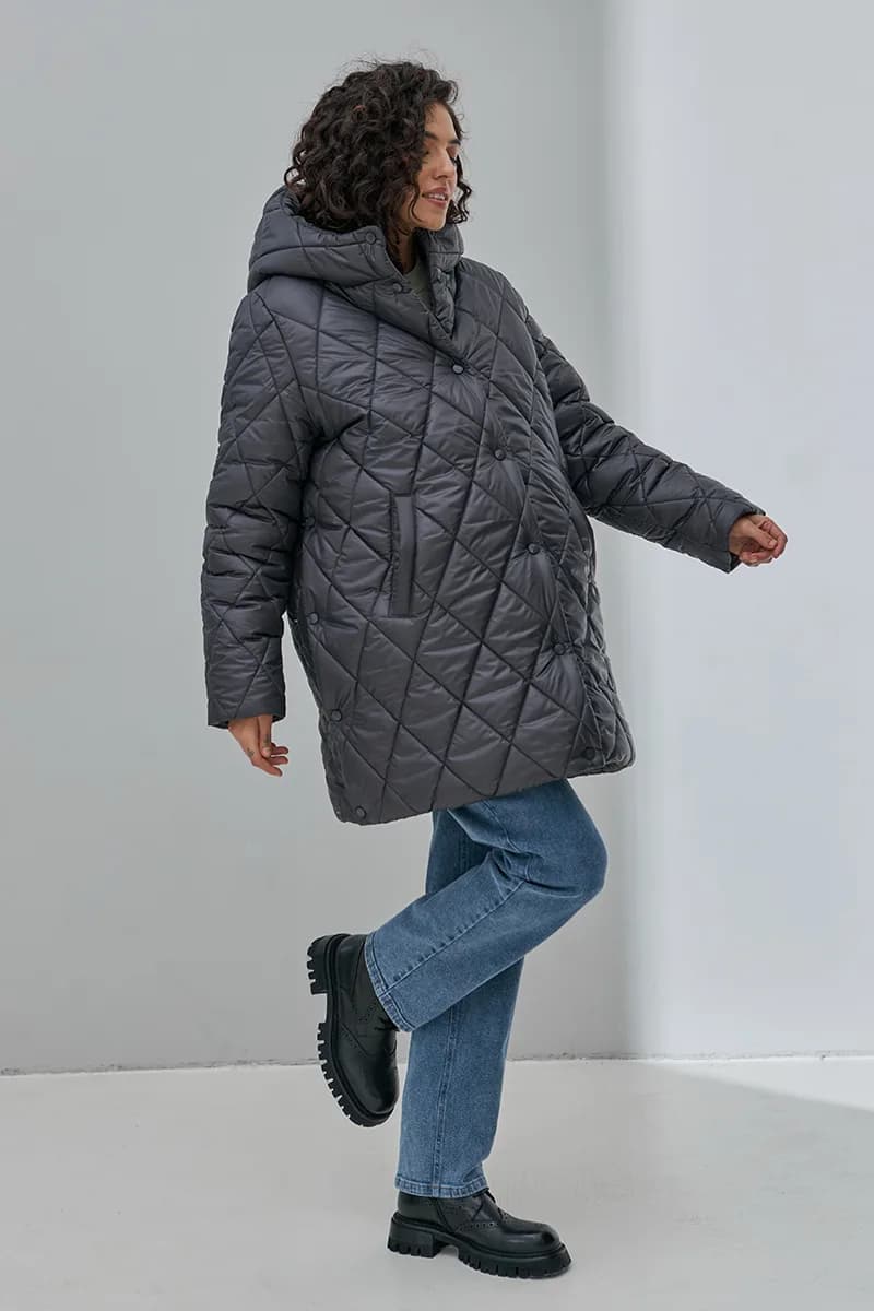 Куртка для вагітних S-XL Юла мама AKARI OW-43.021 -сірий фото 10 Куртка для вагітних S-XL Юла мама AKARI OW-43.021 -сірий фото 10