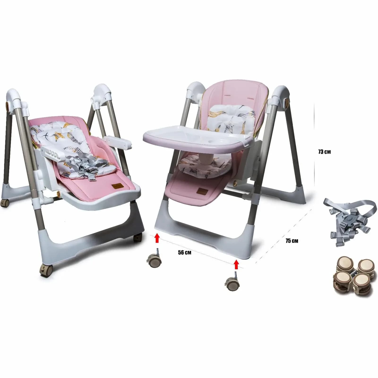Стульчик для кормления Bambi M 5897 Gray фото 2 Стульчик для кормления Bambi M 5897 Gray фото 2